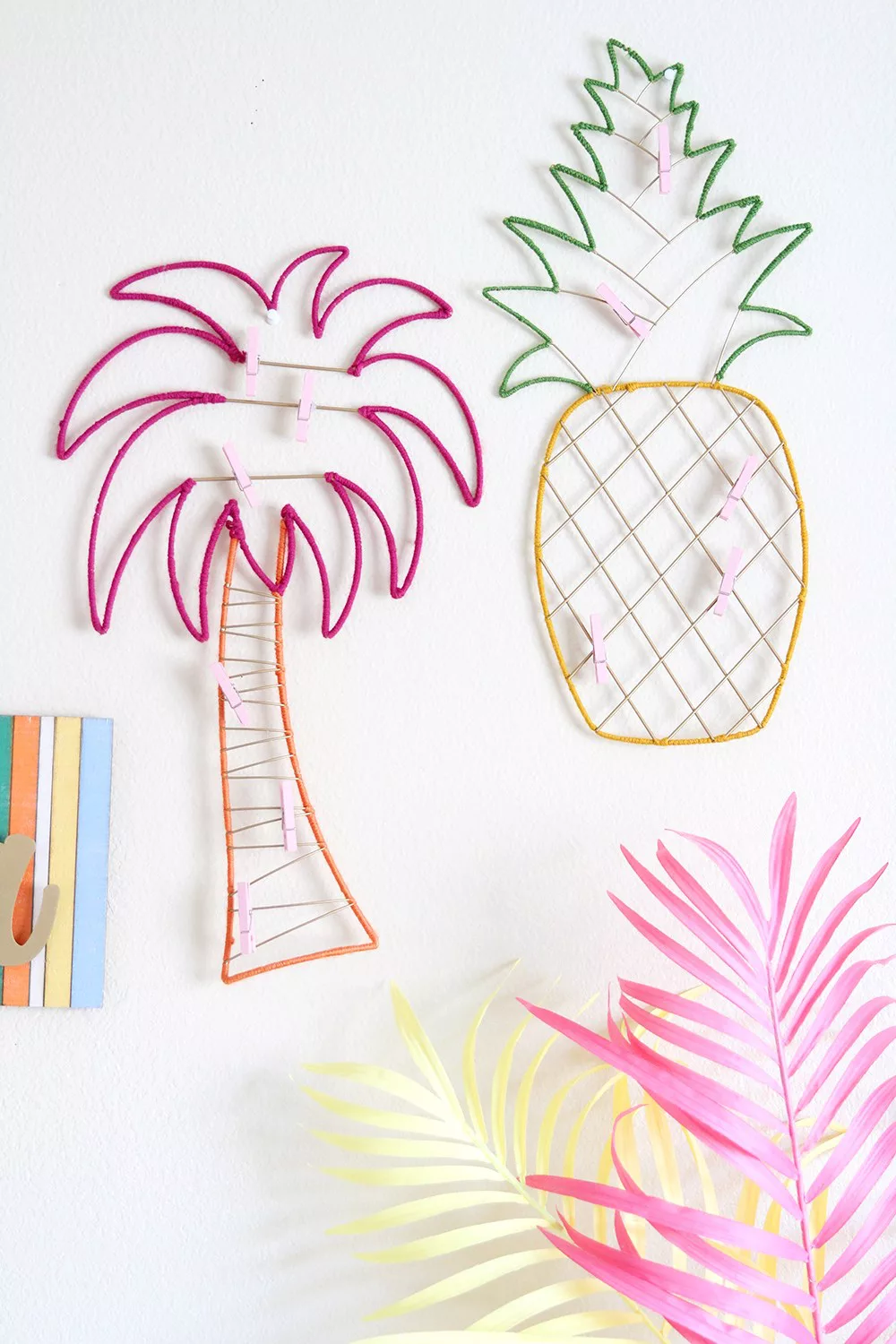 post card holder diy