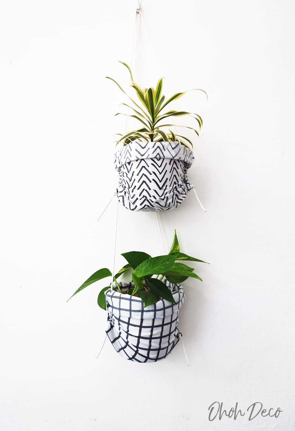 diy hanged planters