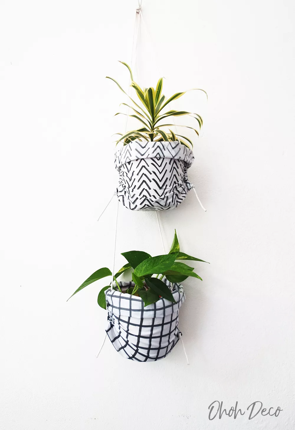 diy hanged planters