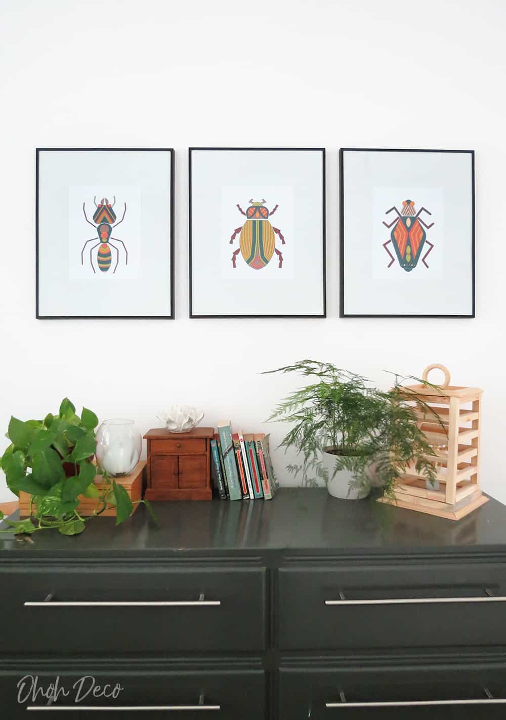 bug wall art prints