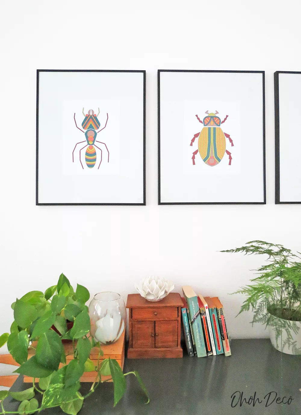 bug wall art prints