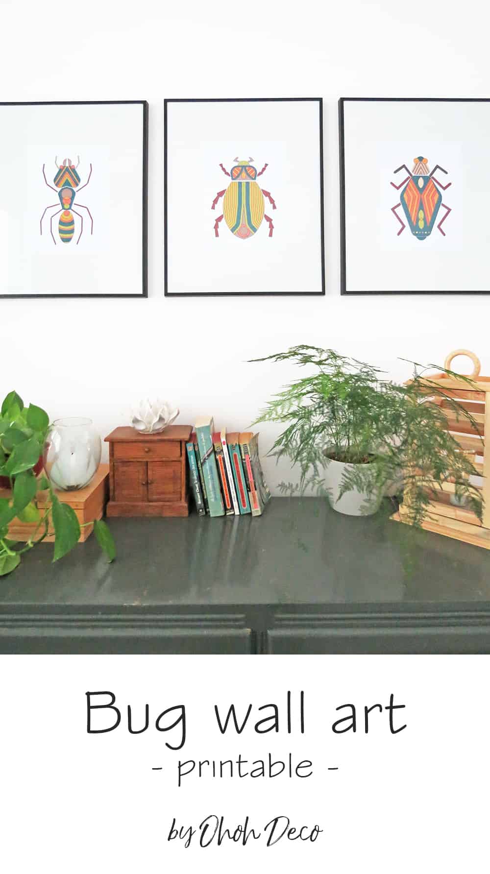 bug wall art prints