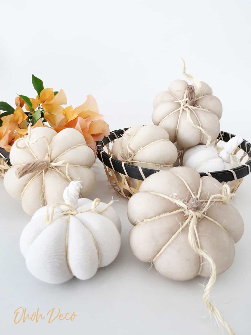 How to make Recycled Halloween Pumpkins with tights