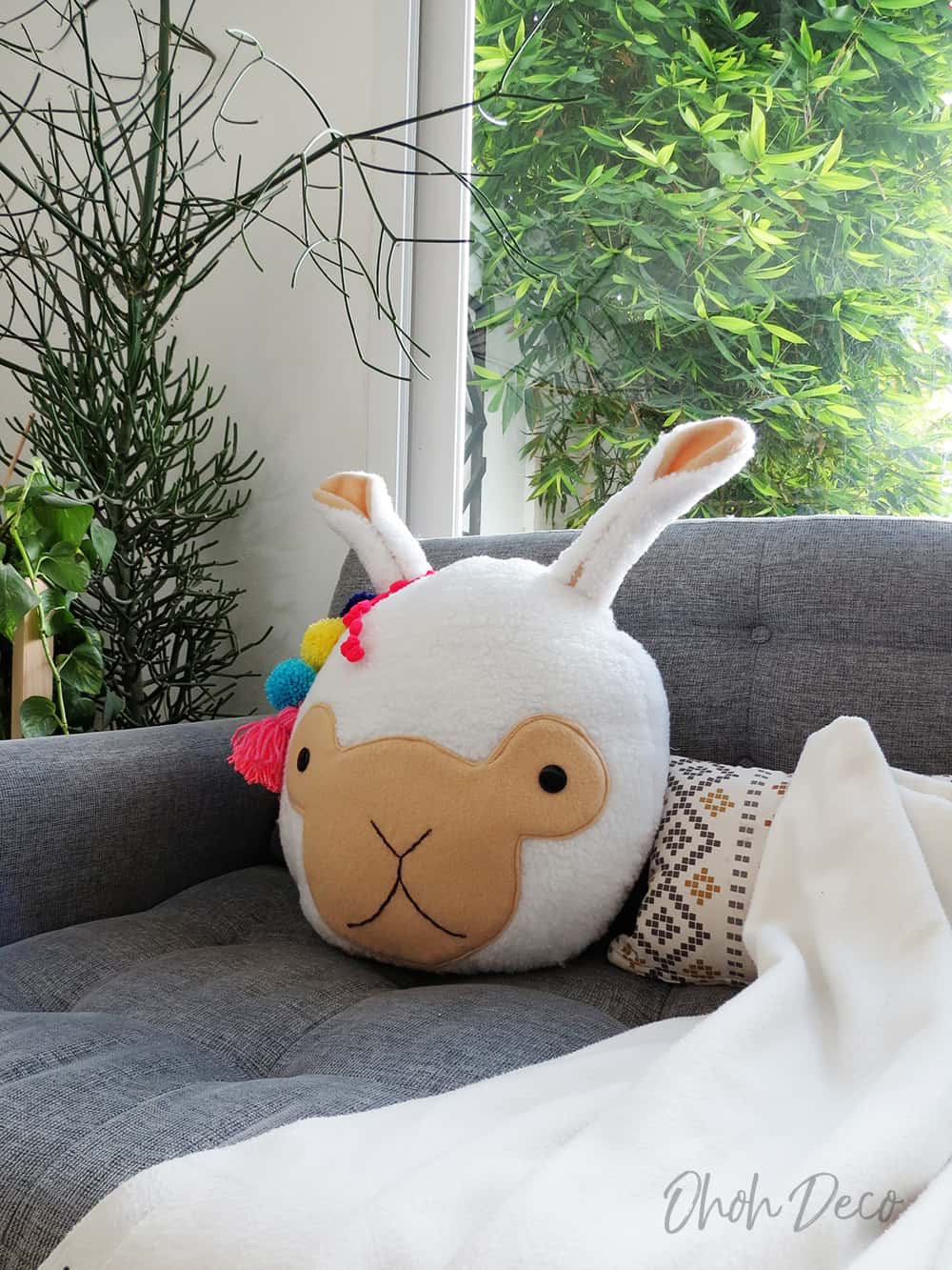 llama pillow plush