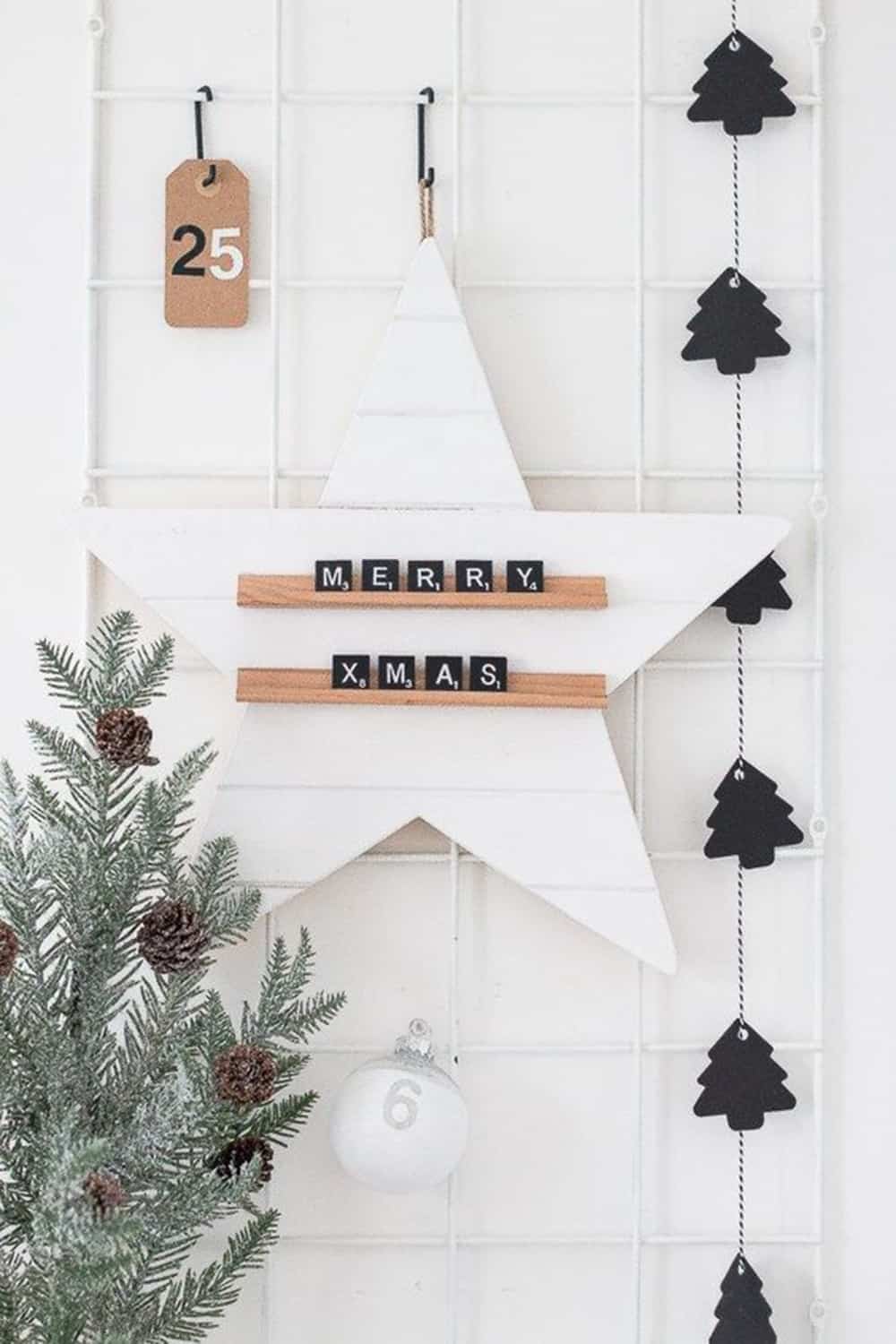 How to create a DIY scandinavian Christmas decor 