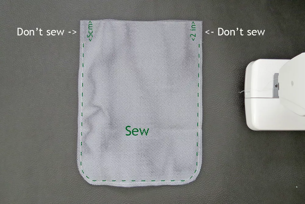 How to sew reusable fabric bags