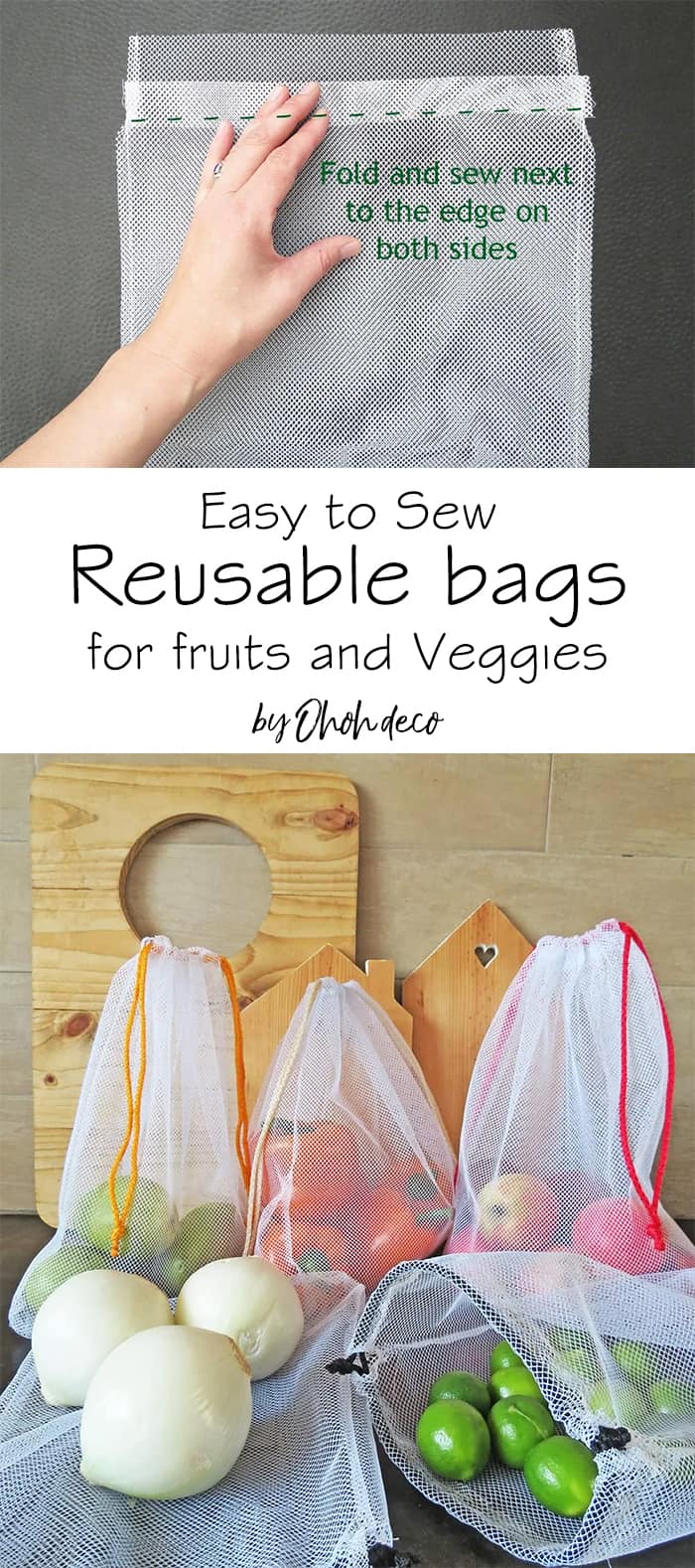 easy to sew reusable bag