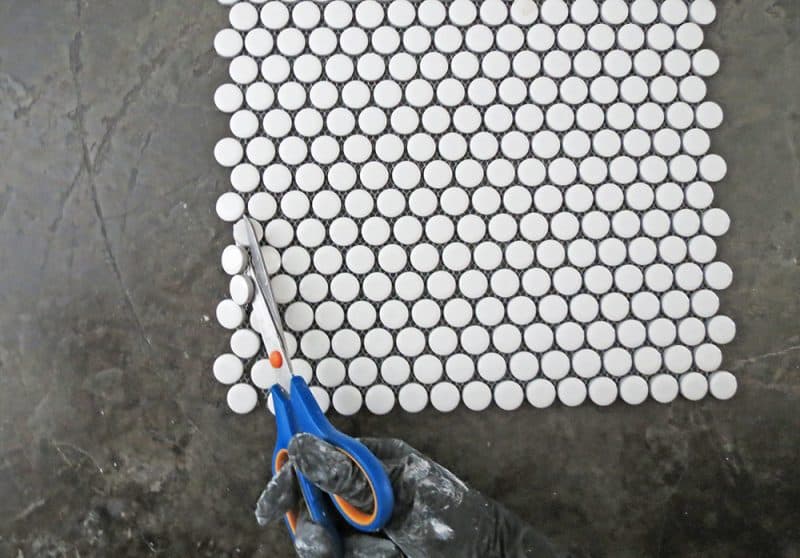 How to install mosaic tile backsplash