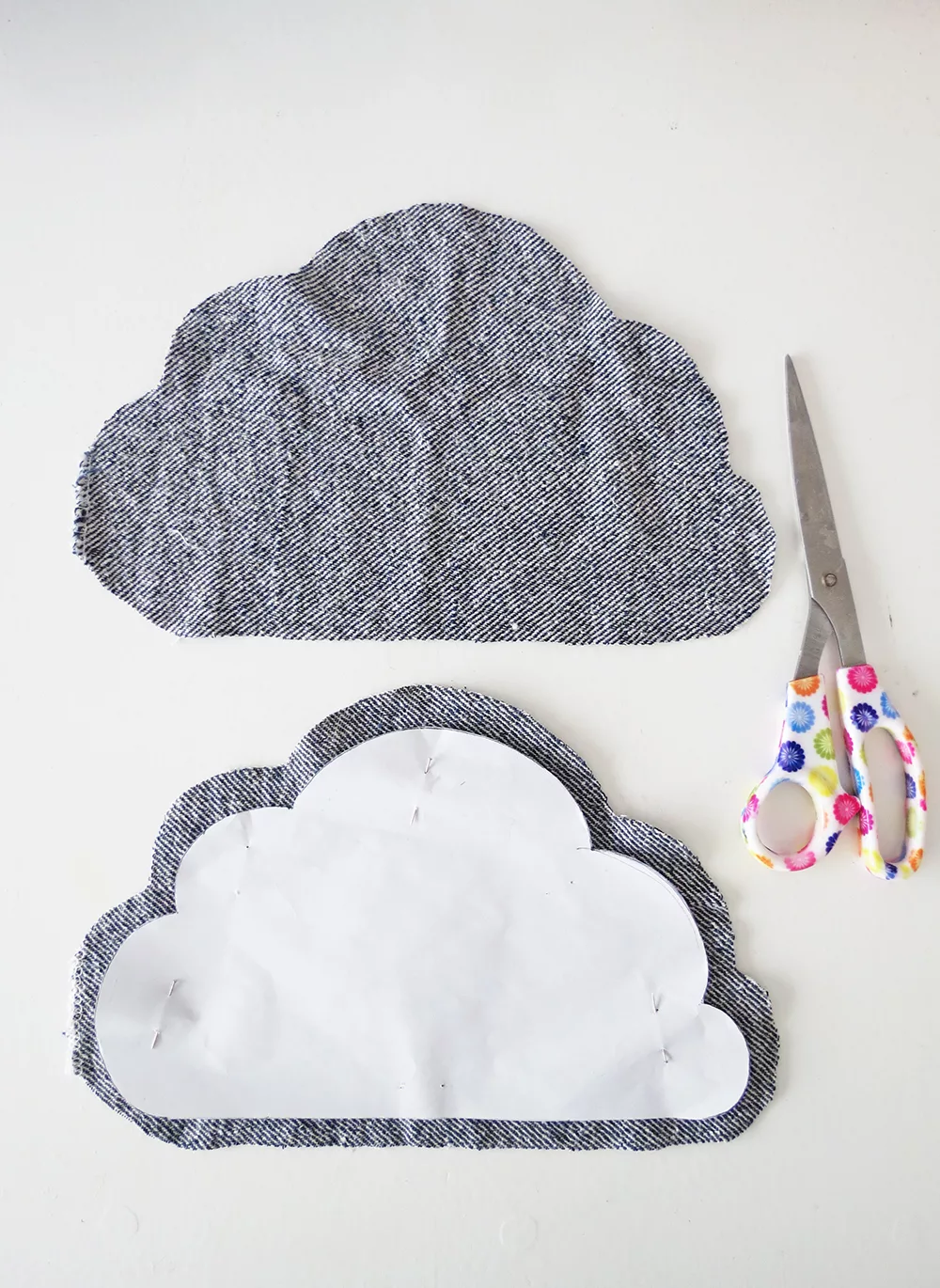 cloud pot holder free sewing pattern