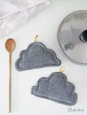 sewing tutorial cloud pot holder