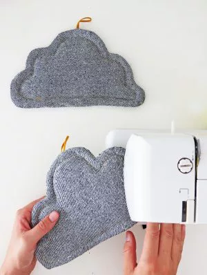 cloud potholder free sewing pattern