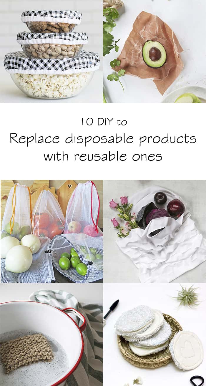 Replace disposable products with reusable ones