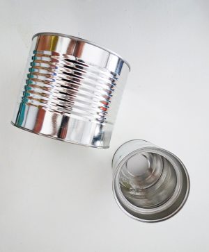 recycled tin cans