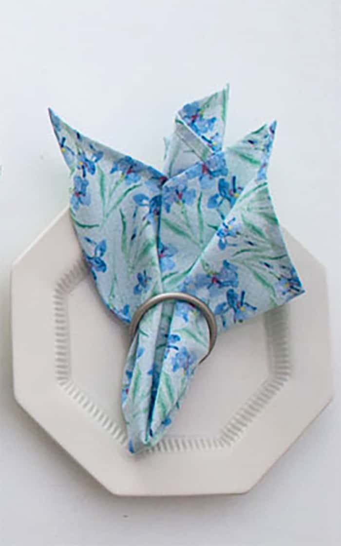 tutorial to sew napkins