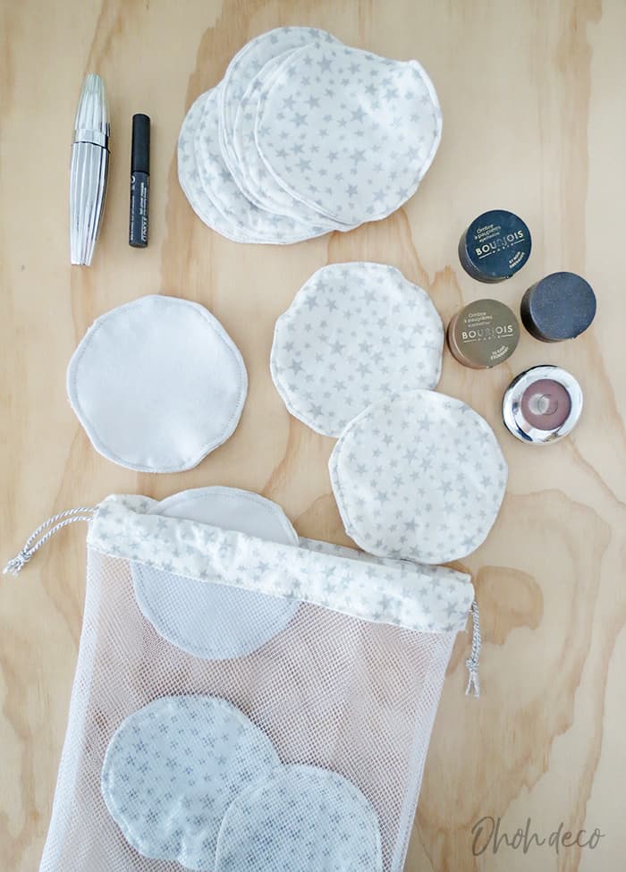 diy reusable makeup remover pads