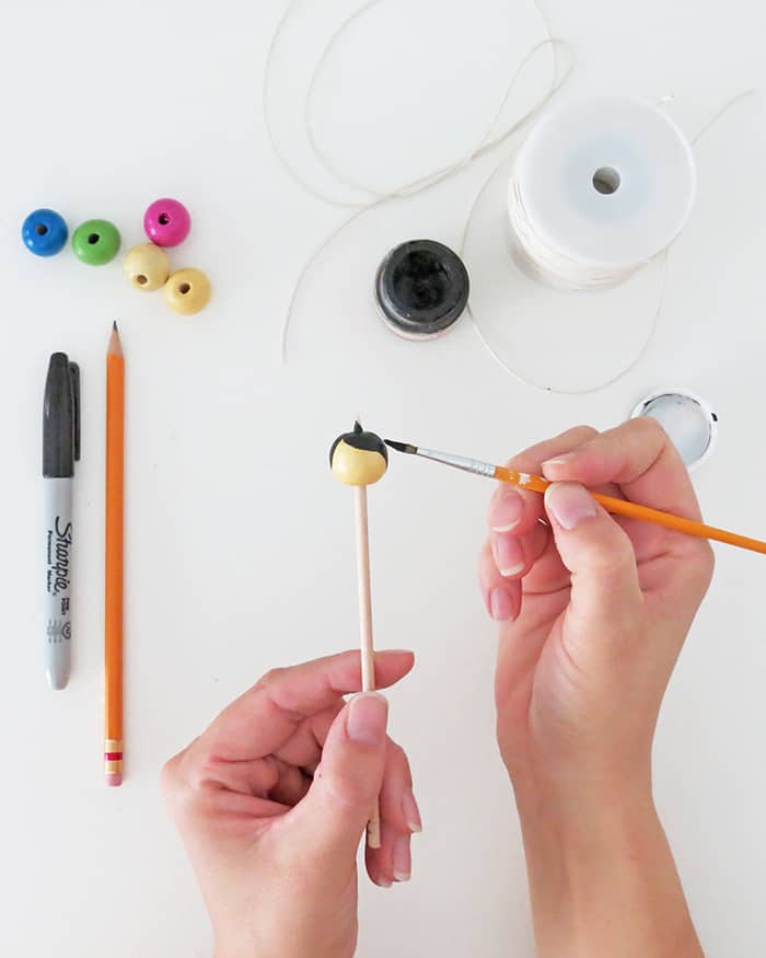 DIY beads dolls pencil toppers