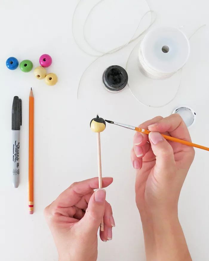 DIY beads dolls pencil toppers