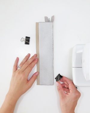 diy leather pencil case