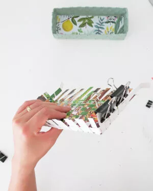 DIY recycled pencil box