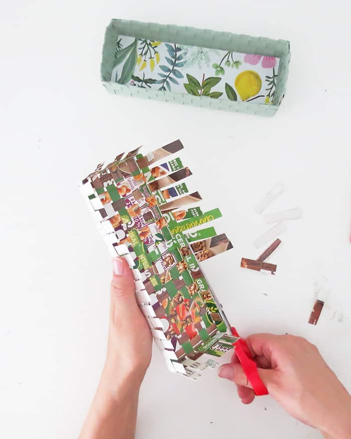 DIY recycled pencil box