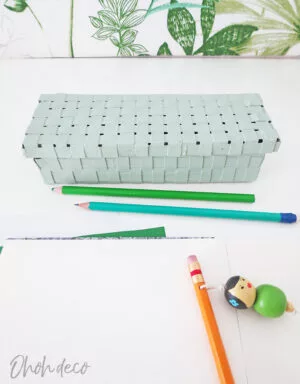 DIY recycled pencil box