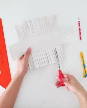 DIY recycled pencil box