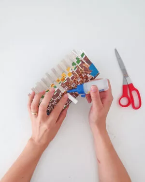 DIY recycled pencil box