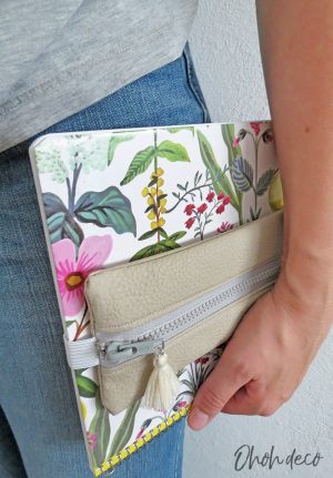 How to sew a leather pencil case