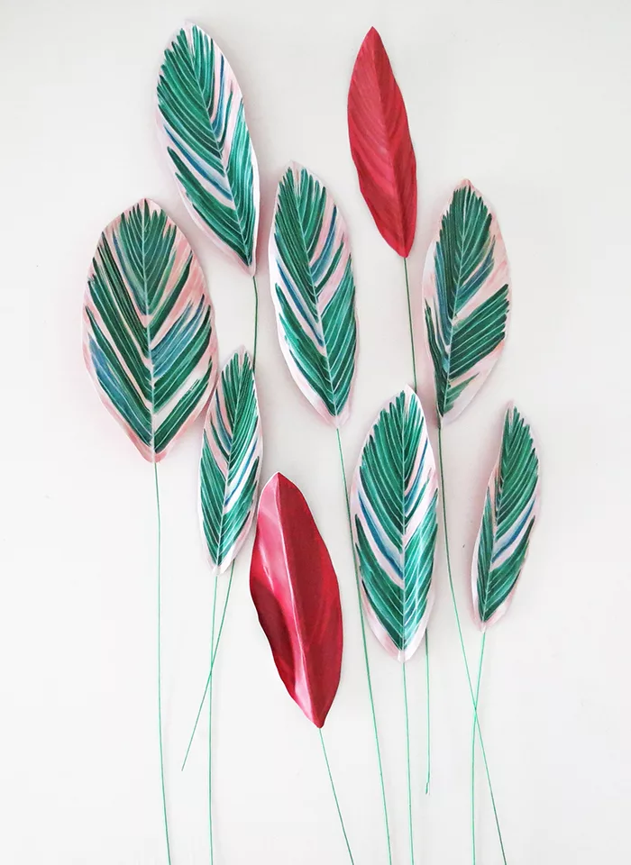 how to make diy paper plant make more leaves