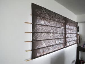 how to sew roman blinds