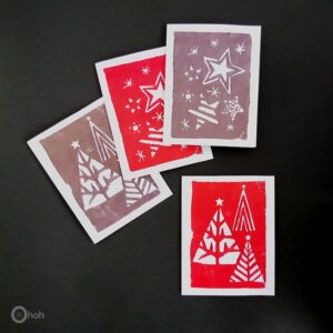 diy stamped christmas cards