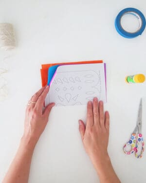 how to make diy papel picado free template