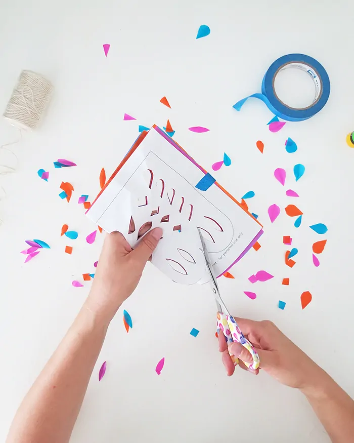 how to make diy papel picado