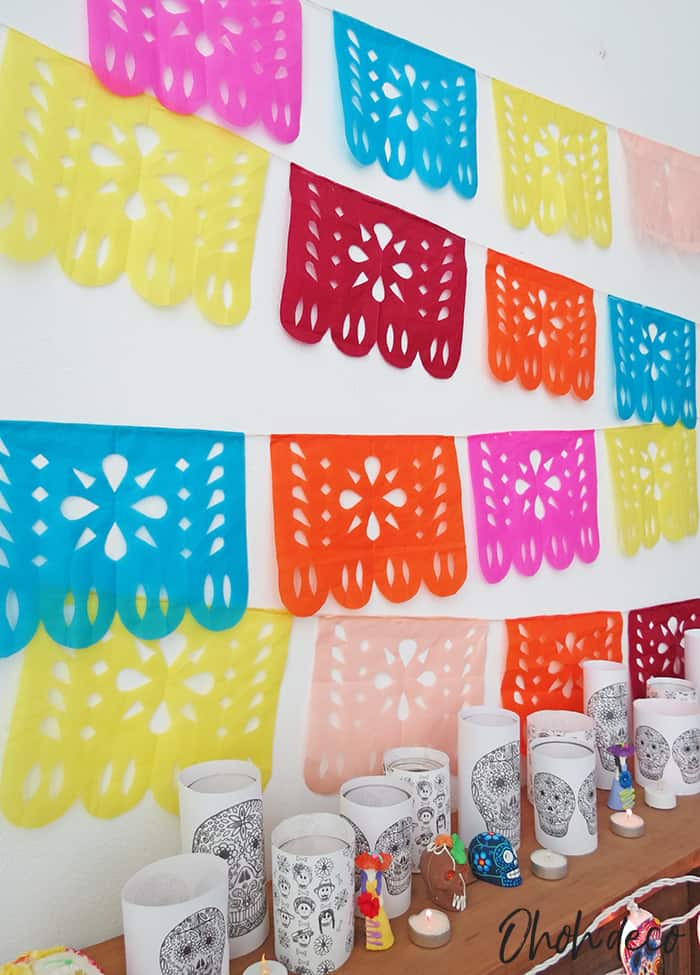 how to make diy papel picado day of deaths