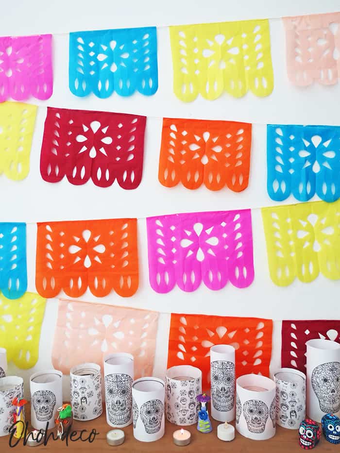 how to make diy papel picado