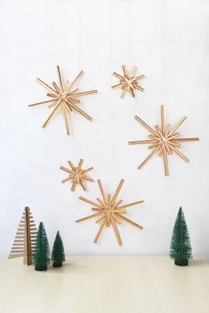 diy scandinavian christmas ornaments