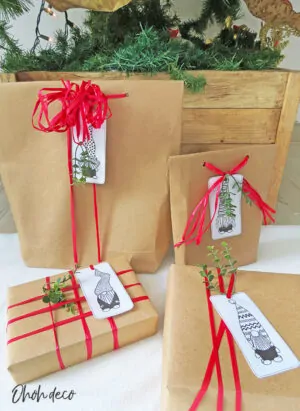 How to make a paper gift bag