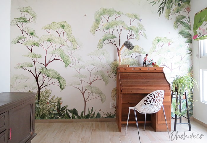 forest wall mural