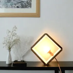 diy wood lamp