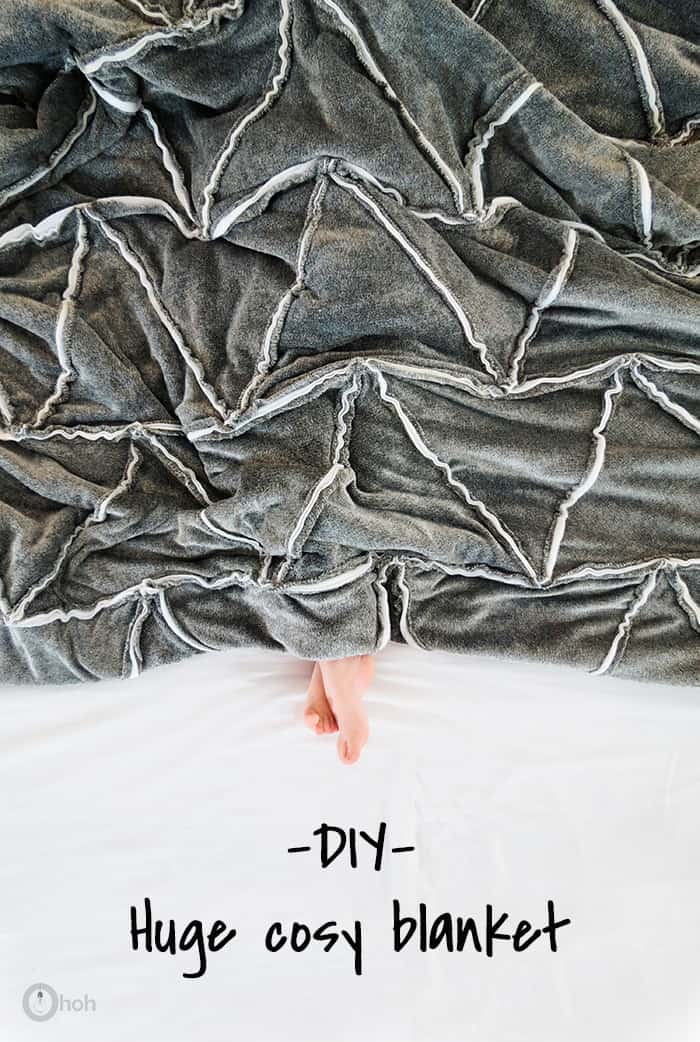 How to sew a Giant Blanket