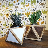 DIY plywood planter