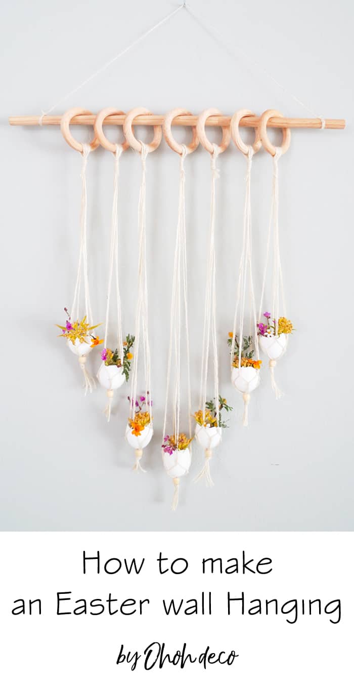 how to make an easter wall hanging decor