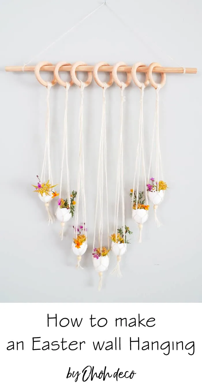 how to make an easter wall hanging decor