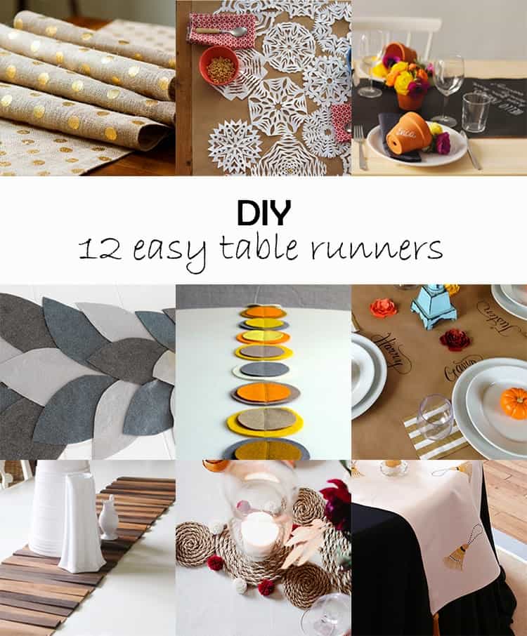 Easy DIY Paper Table Runner