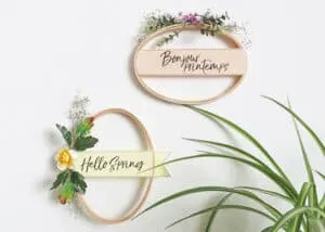 DIY easy spring wreath