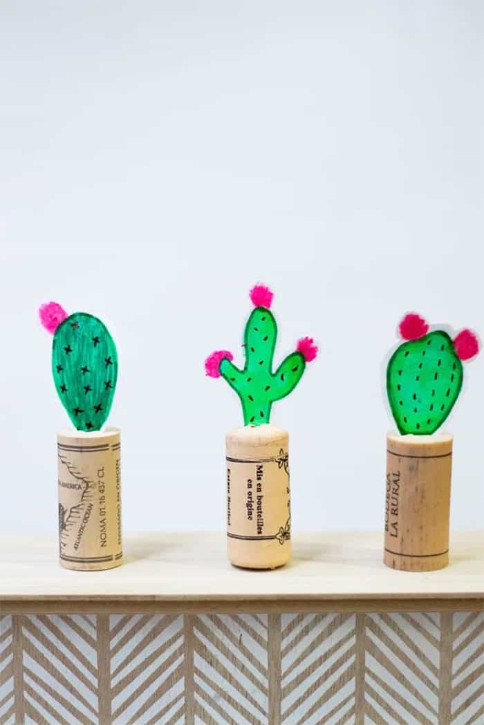 mini paper cactus