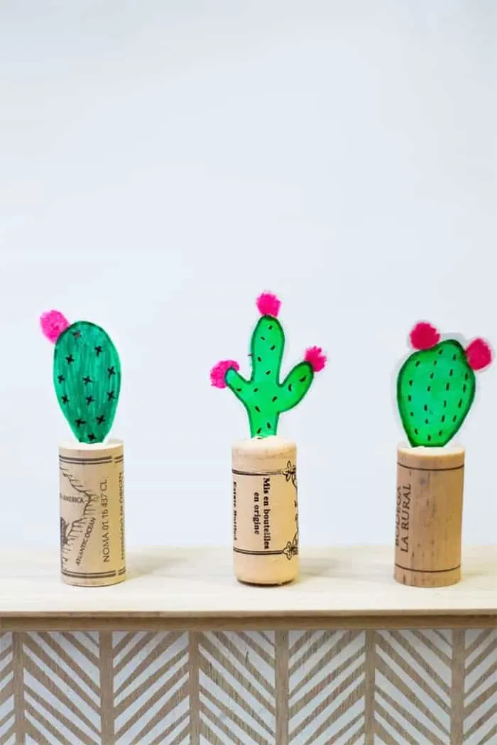 mini paper cactus