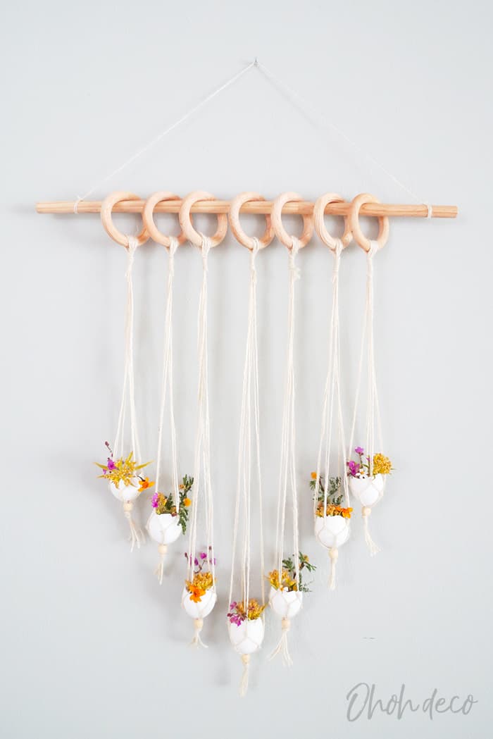 Easter diy wall hanging