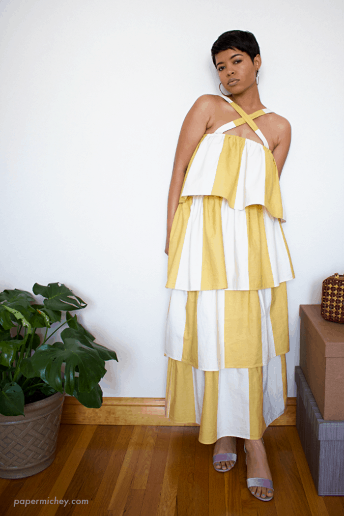 diy ruffle dress