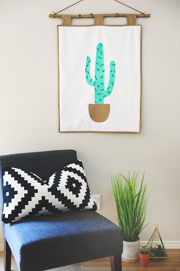 cactus wall hanging